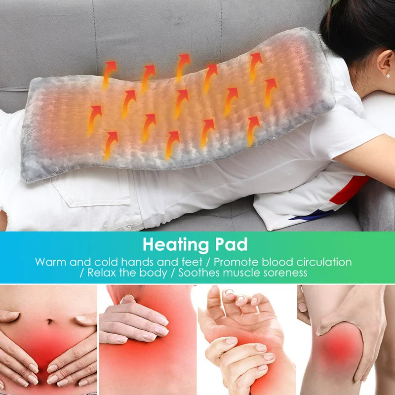 

Electric Heating Pad for Shoulder Neck Waist Back Spine Leg Pain Relief Winter Warmer Charging USB Electric Warmer Heating Pad