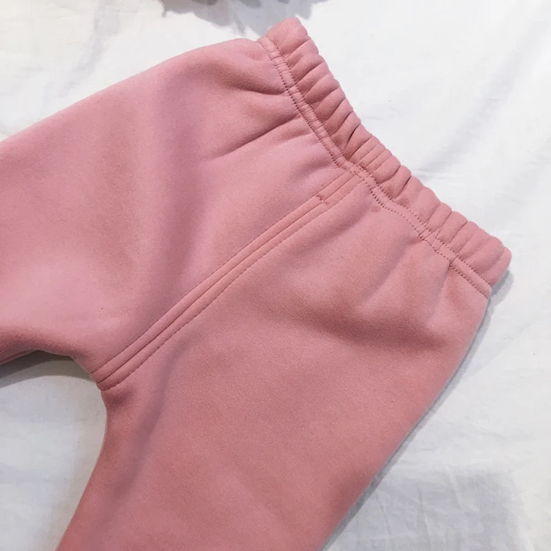 Теплые штаны для маленьких девочек детские повседневные зимние утепленные