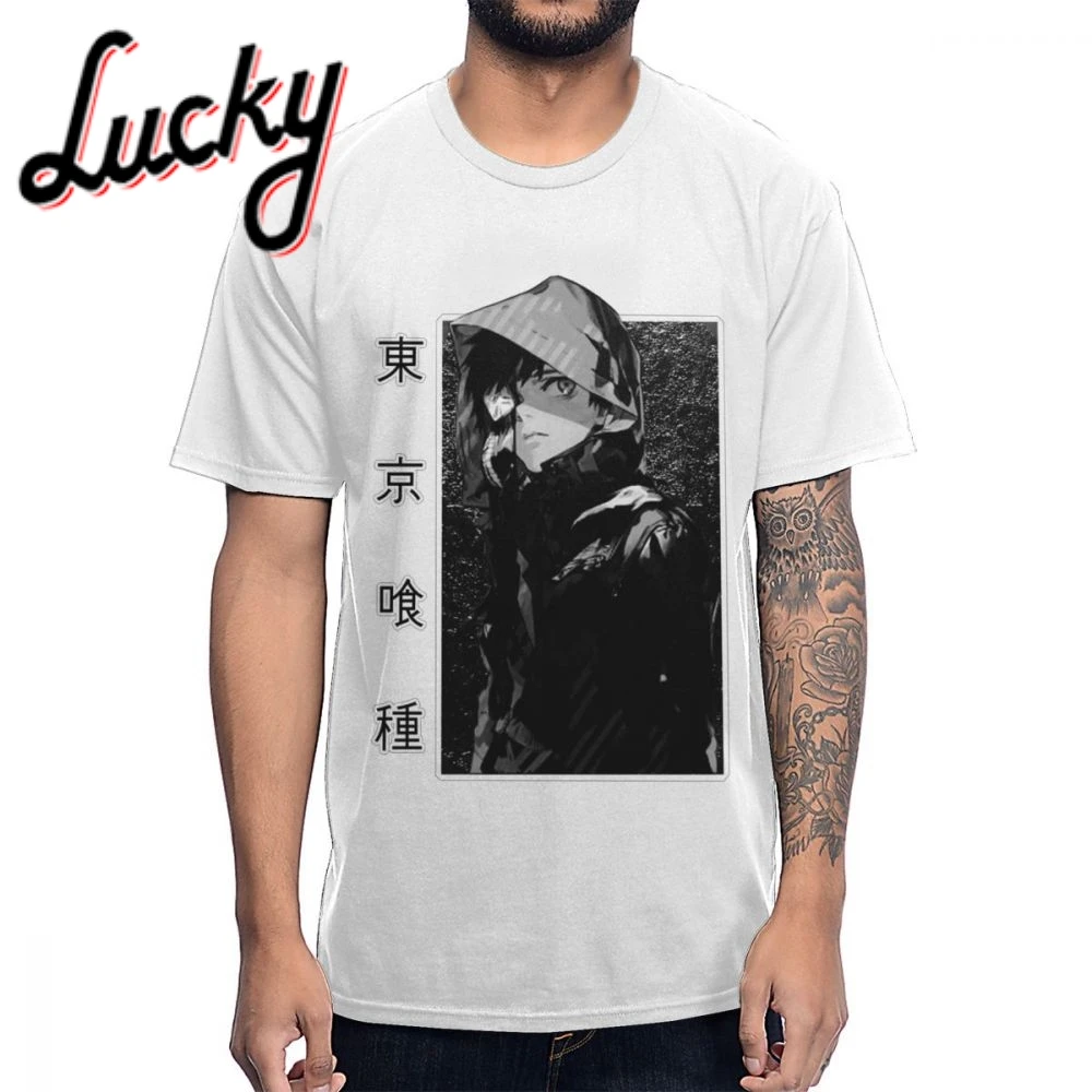 Токийский Гуль канеки Кен японская футболка отличное качество для мужчин