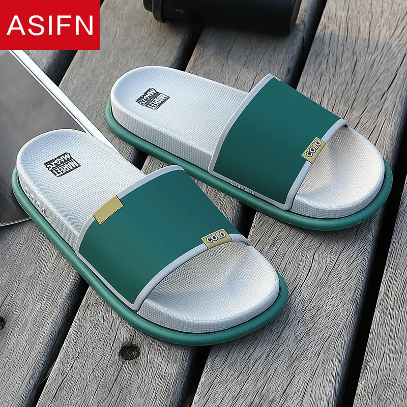 Пляжные шлепанцы ASIFN мужские летние с большим G-алфавитом роскошные брендовые