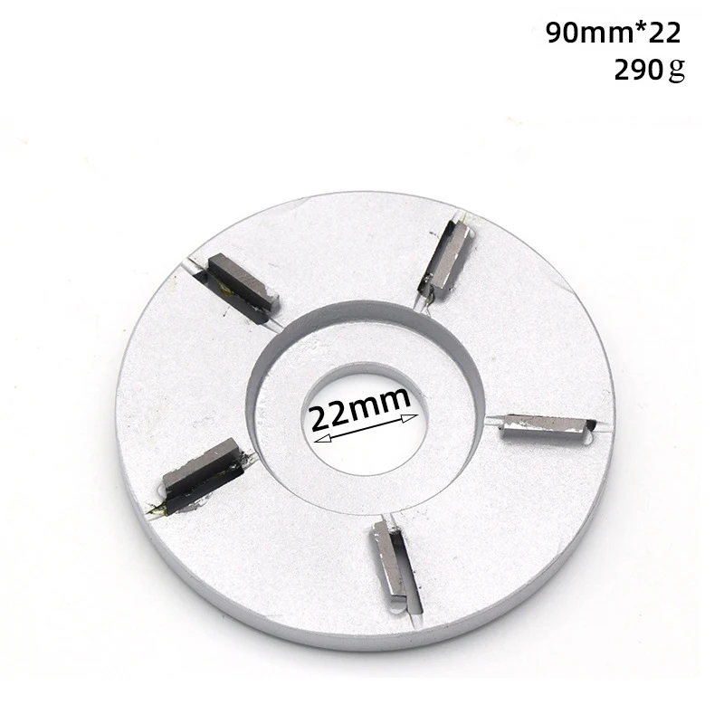URAN Plane Milling Cutter Woodworking Root Carving Tea Tray Rough 90x22mm DIY Angle Grinder Accessories | Инструменты