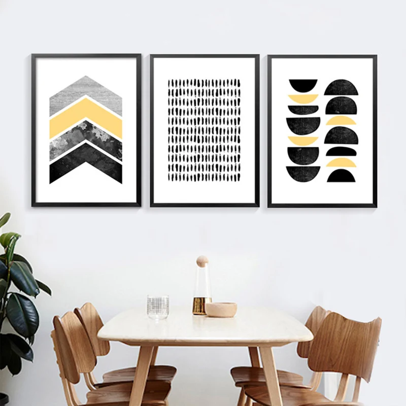 Абстрактные геометрические плакаты и принты Nordico печать картина минималистский