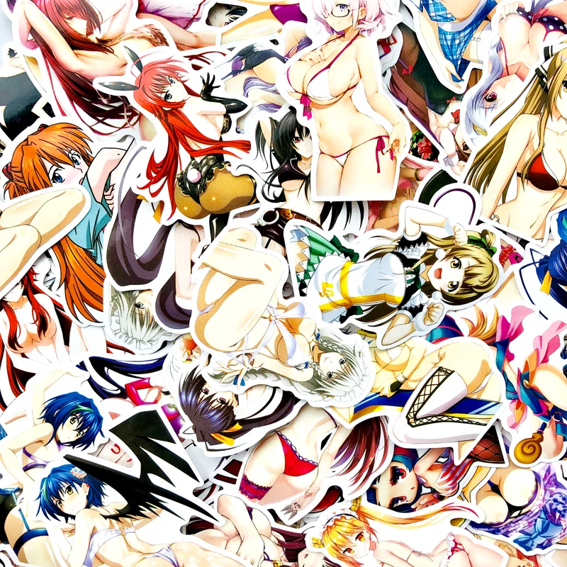 70 шт. стикеры Hentai s сексуальные граффити аниме забавные Стикеры для взрослых