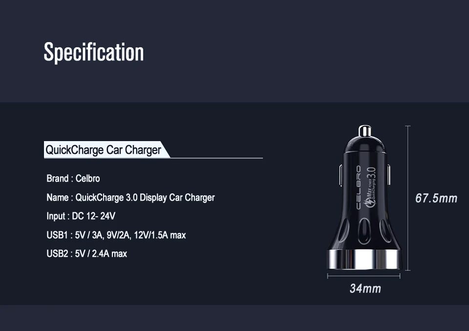 Обновление 4.8A Usb Автомобильное зарядное устройство двойной Usb Автомобильное зарядное устройство дисплей напряжения быстрое зарядное устройство автоматическая зарядка для Iphone 11 samsung S10 мобильный телефон
