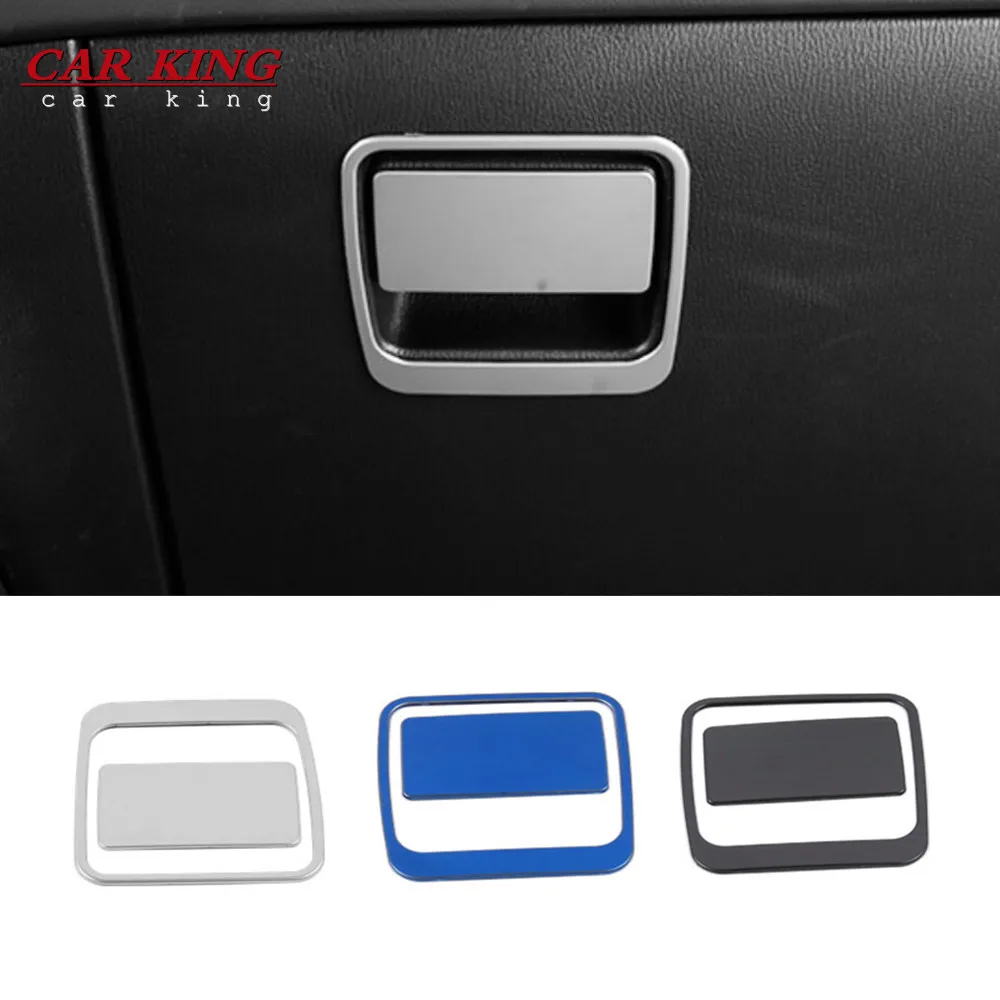 

For Mazda CX-5 CX5 KF 2017 2018 -2020 Car Co-pilot Copilot Storage Glove Box Handle Frame Cover Stickers Car Styling Accessories