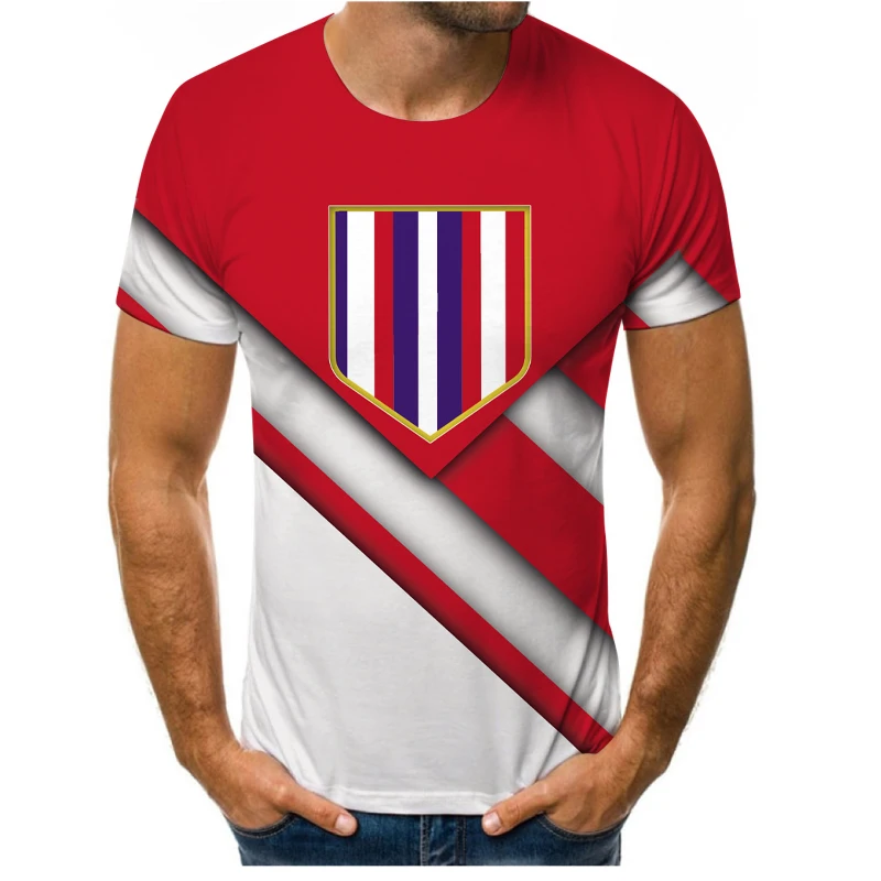 

Summer fashion men's T-shirt 3D printing solid color short-sleeved round neck POP-T-shirt for men and women, super size