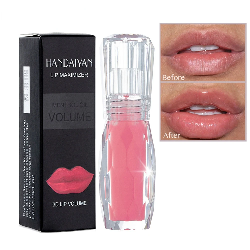 

Handaiyan Lip Plumper Plump Lips Full Lips Sexy And Soft Can Be Used With Other Lip Gloss Moisten Lip Gloss Lock Lips Moisture
