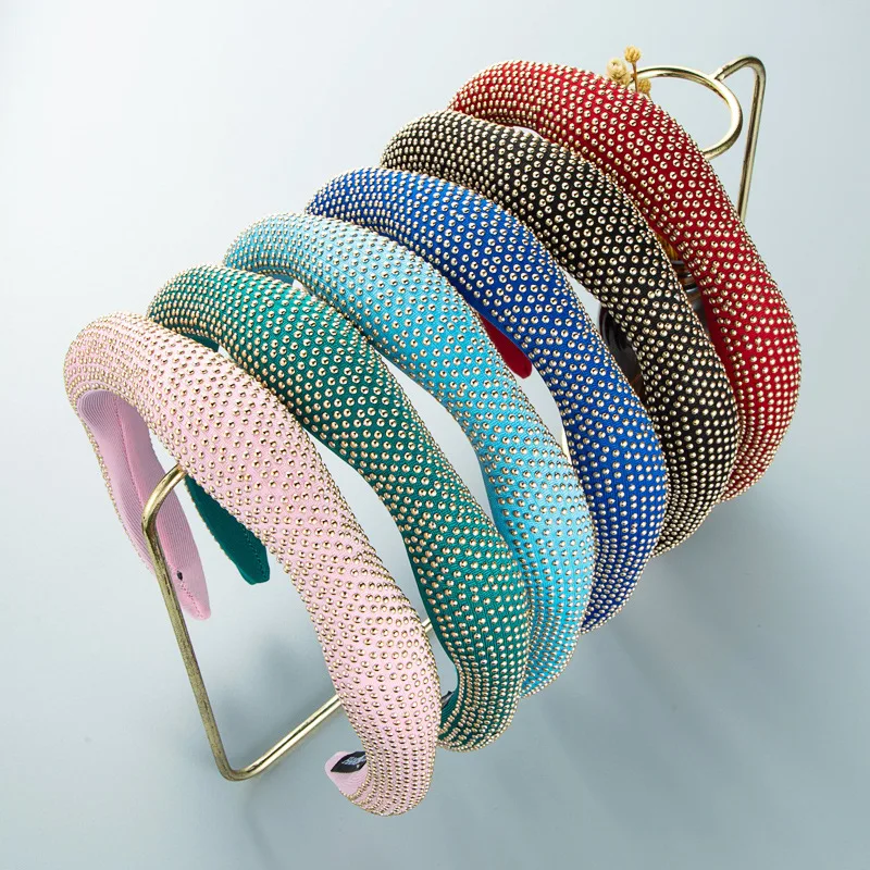 

Luxury Headbands Irregular Personality Full Diamond Hairbands Hair accessories Design Rhinestone Headband For Women New Arrival