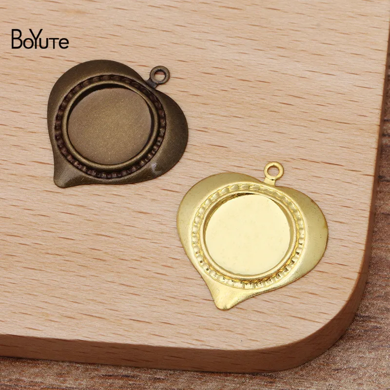 

BoYuTe (100 шт./лот) Fit 10 мм заготовки под кабошон Base Vintage Diy Jewelry Accessories