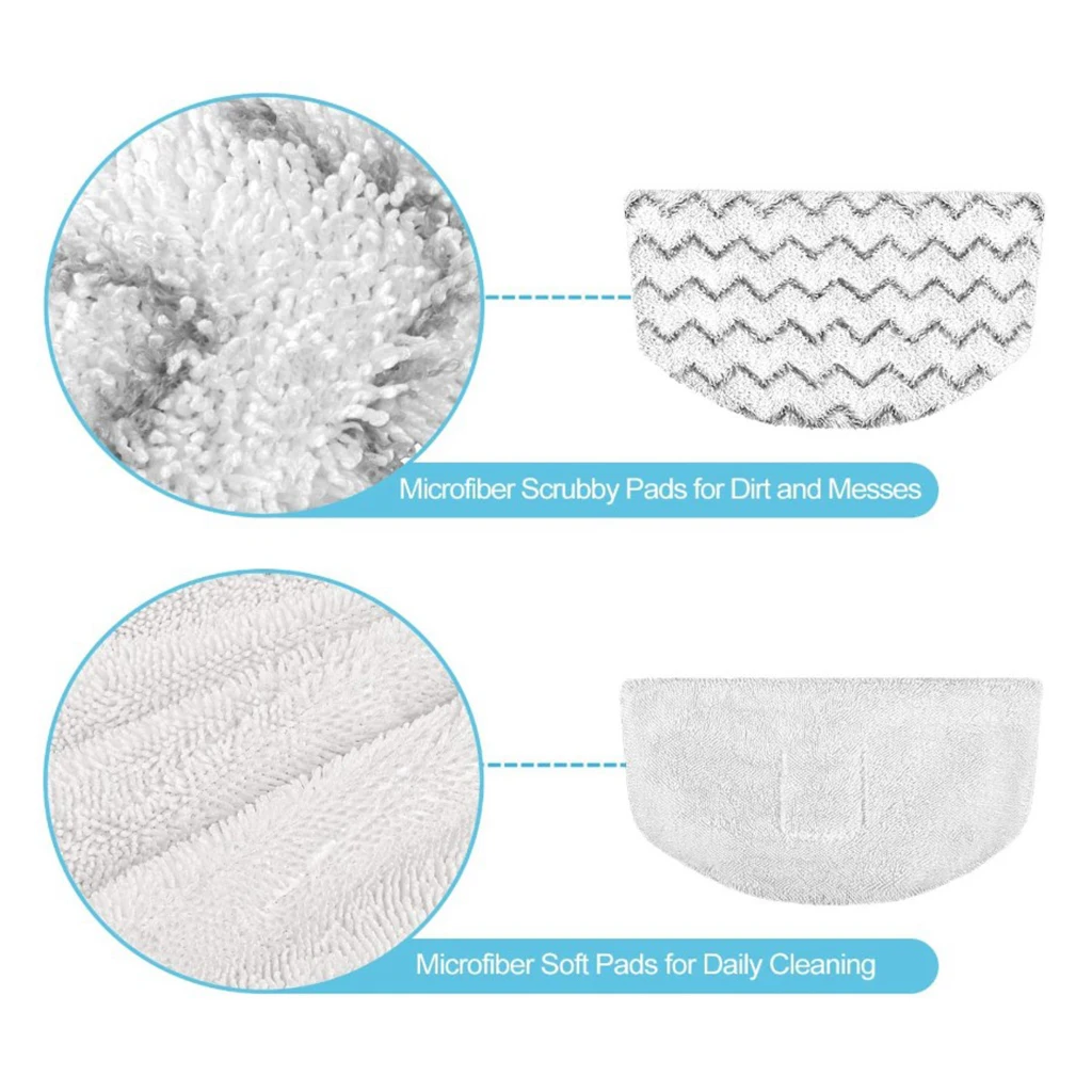 

Steam Mop Pads fits for 1940 1440 1544 1806 2075 Reusable Dry Fast