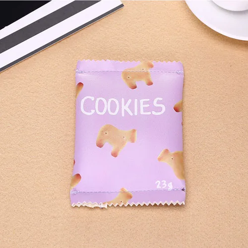 12 Creative PU Leather Square Cartoon Cookie Bear Coin Purse Korean Style Cute Cartoon Animal Prints Coin Bag Unisex Wallet&Holder - Цвет: 12