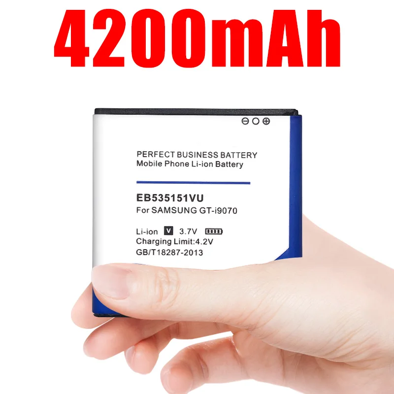 Литийионный аккумулятор для Samsung Galaxy s Advance 4200 I9070 W789 B9120 I659 Gt-i9070 мА · ч | Мобильные