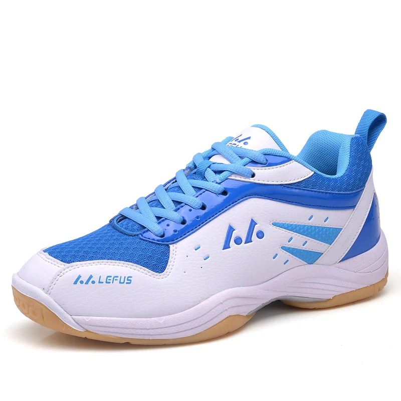 

Professional Table Tennis Shoes Men Badminton Shoes Leather Indoor Court Shoes Breathable Training Sneakers Brand Trainers Men