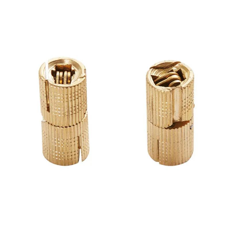 

1PC 8-18mm Pure Copper Brass Furniture Hinges Cylindrical Hidden Cabinet Concealed Invisible Door Hinges For Hardware Gift Box