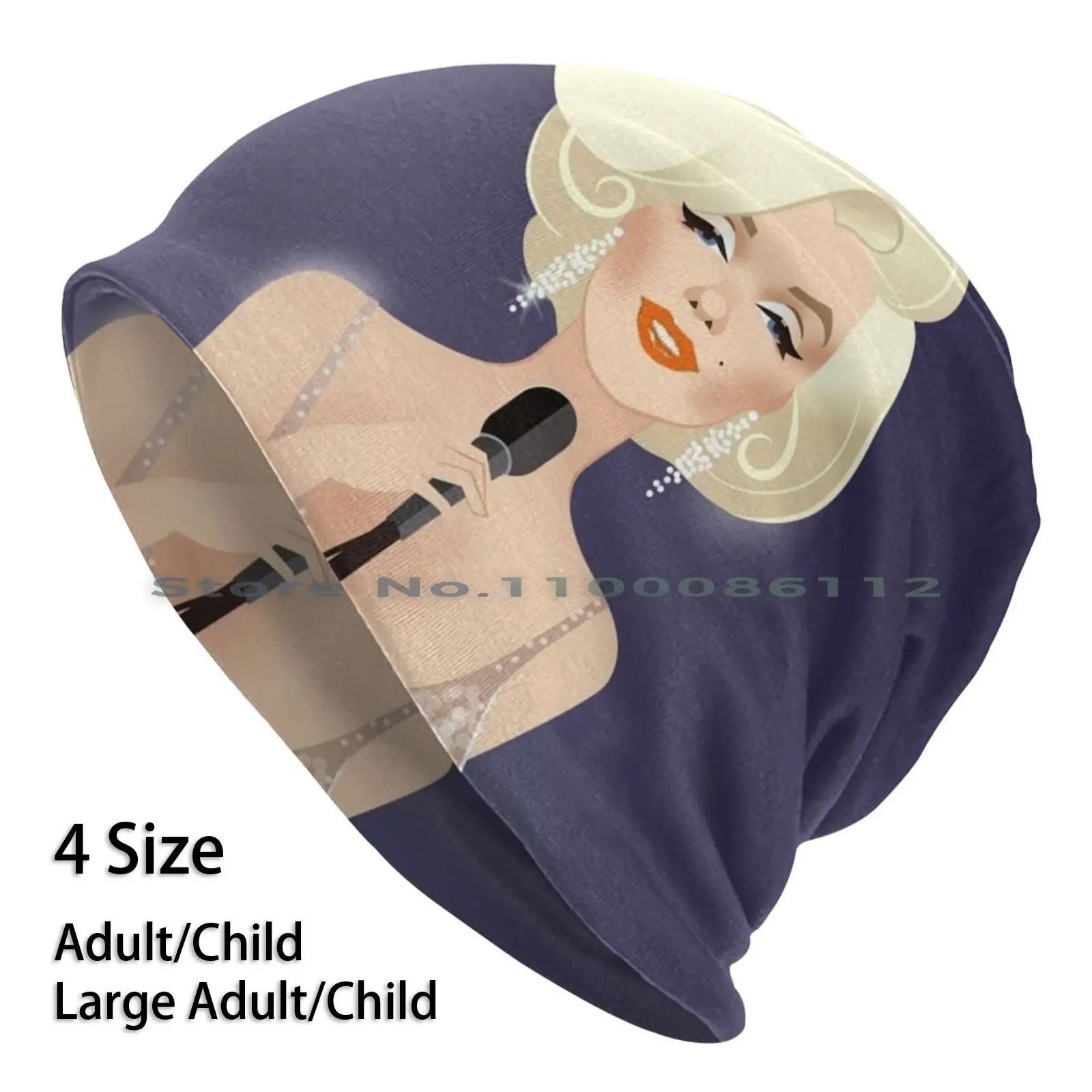 

The Dress! Beanies Knit Hat Marilyn Monroe Happy Birthday Mr President Madison Square Garden Kennedy 1992 Alejandro Mogollo Art