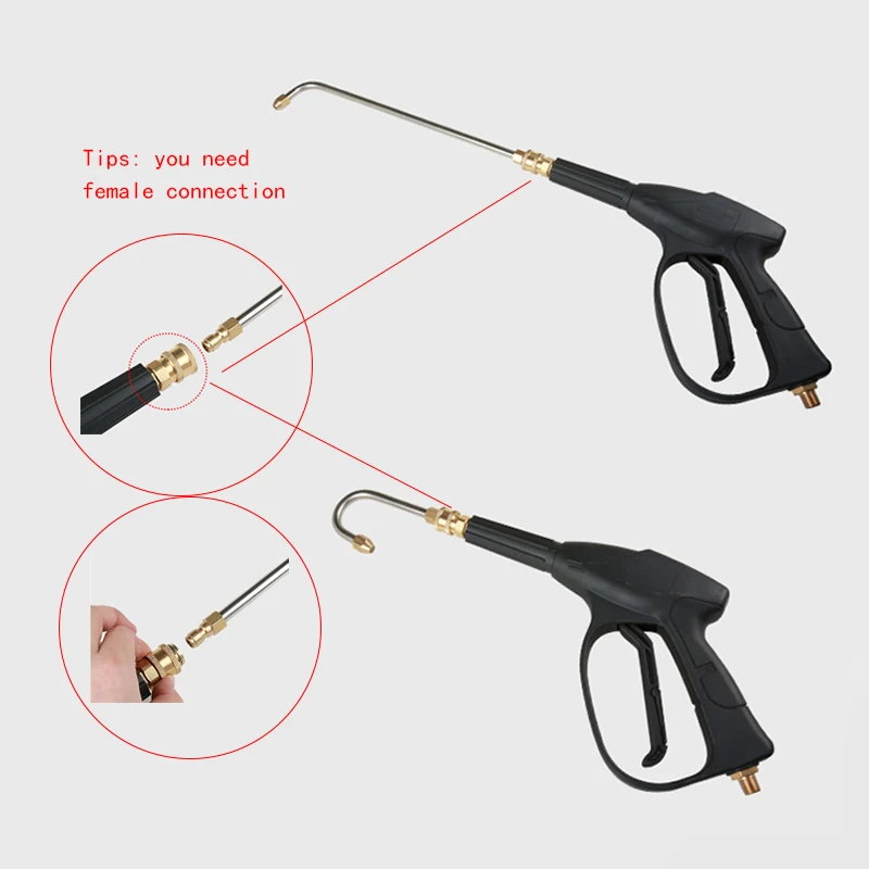 Изогнутый стержень для мойки высокого давления 3 шт./лот 1/4 дюйма длина 13 Дюймов 30