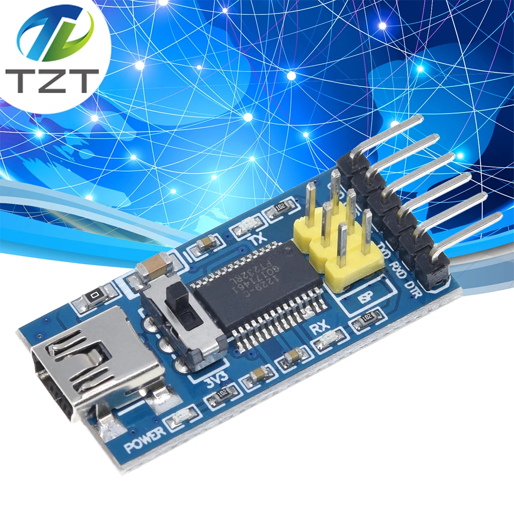 Базовая плата для преобразователя arduino FTDI FT232RL USB в TTL последовательный IC адаптер