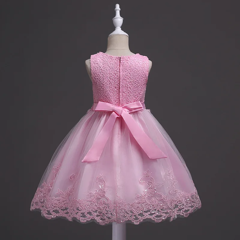 2017 Christmas Girls dresses Embroidery Ball Gown wedding bridesmaids toddlers beauty lace | Детская одежда и обувь
