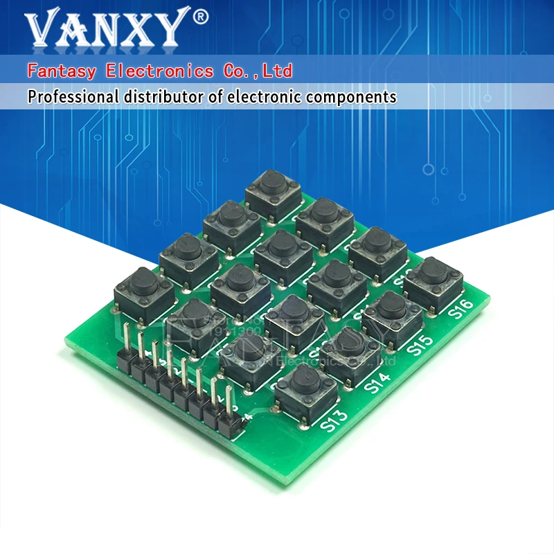 5 шт. 4x4 Матрица 16 клавиатура модуль Кнопка Mcu Новый|mcu module| |