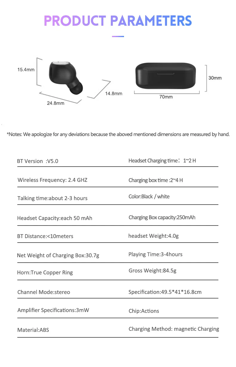 Q2 TWS Наушники Беспроводные Мини Bluetooth 5,0 Handsfree спортивные наушники игровая гарнитура HiFi с быстрой зарядкой чехол для смартфона