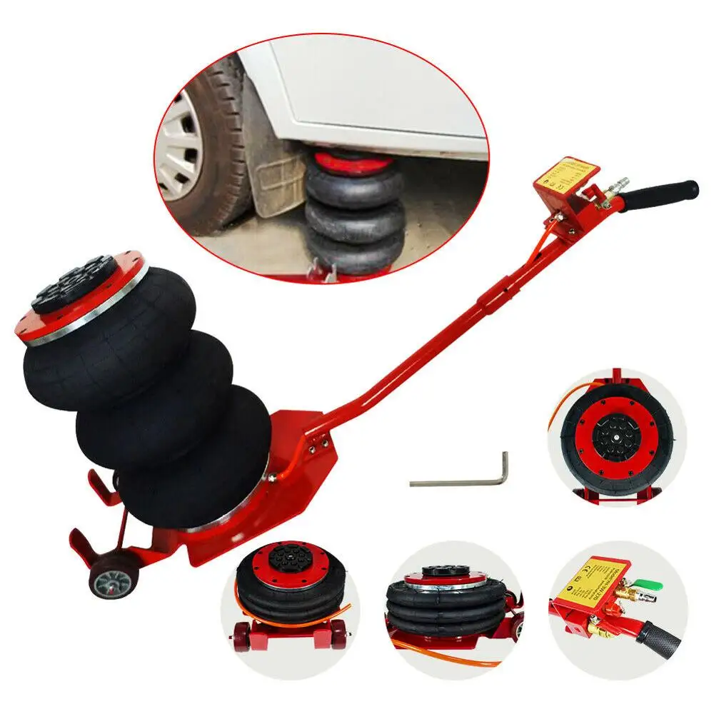 Пневматический Домкрат 3 тонны с тройным мешком грузоподъемность 5 16 дюймов