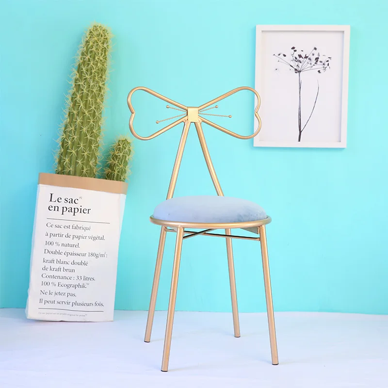 H1 современный минималистичный стул для спальни с спинкой принцессы макияж