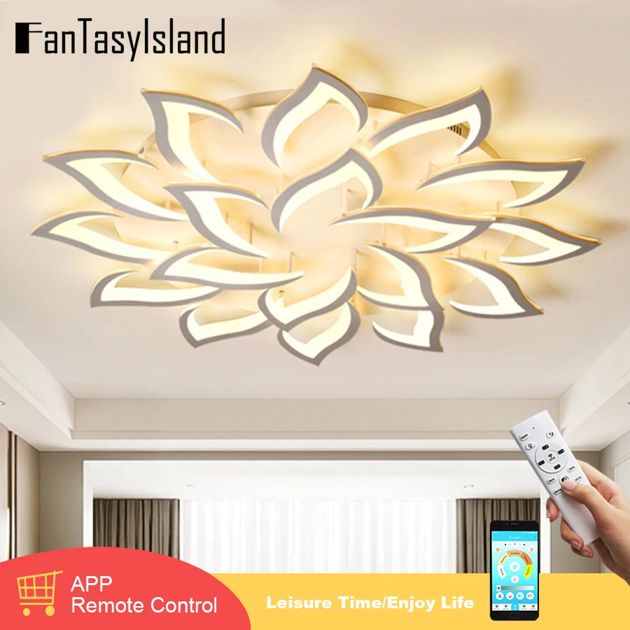 Домашний светодиодный потолочный светильник ing Люстра для гостиной спальни