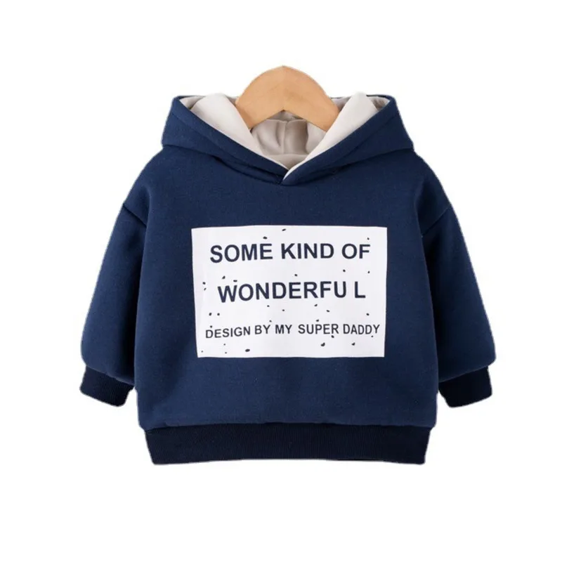 

New Autumn Children Thicken Hoodies Toddler Casual Costume Infant Outerwear Kids Boys Clothing Winter Baby Girls Fashion Clothes