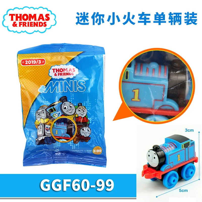GGF60-99 Паровозик Томас и друг, модель мини-поезда, локомотив, детские игрушки для детей, литье под давлением, Brinquedos, образование, подарок на день рождения, набор - Цвет: GGF60-99