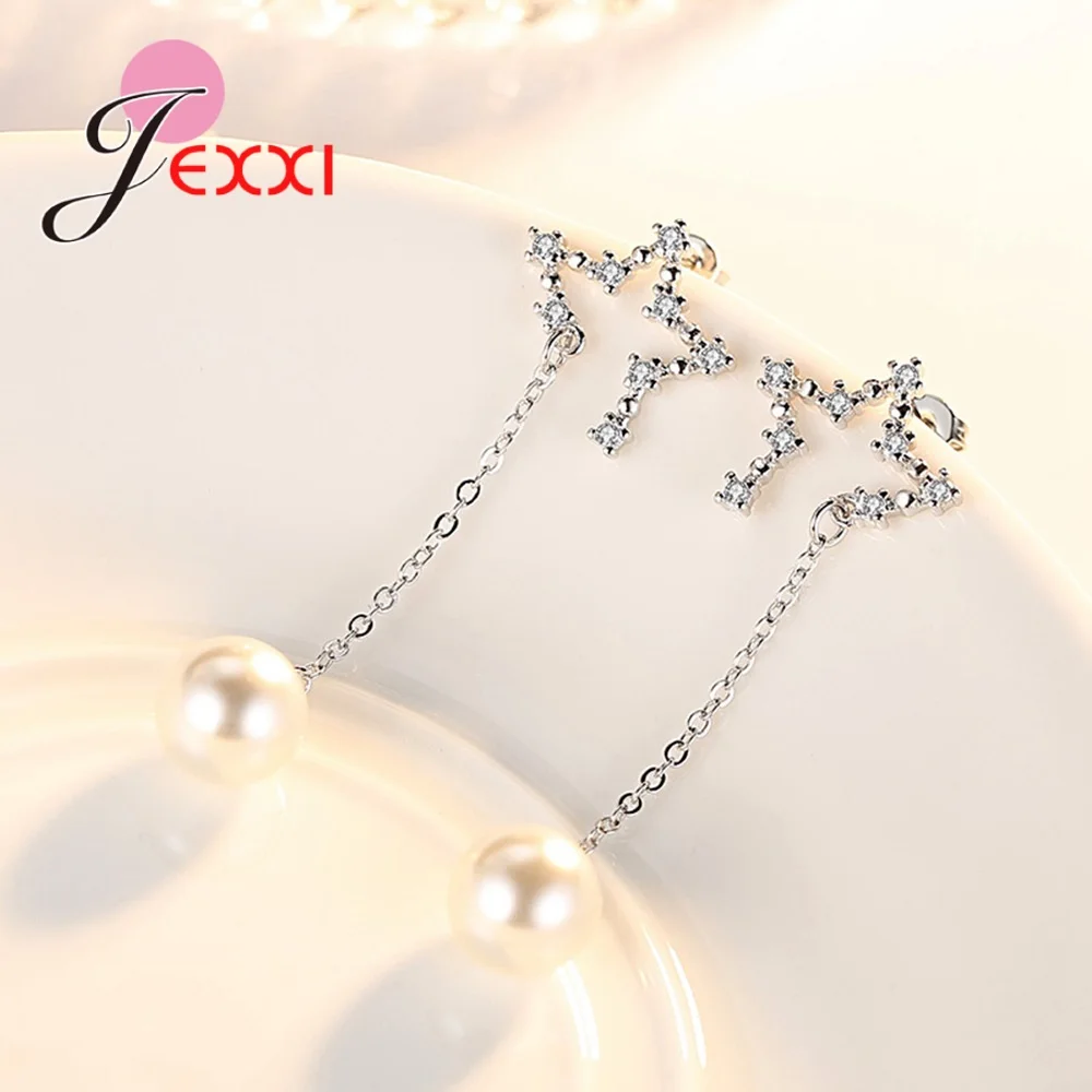 Большая Акция модные ювелирные изделия Висячие серьги из стерлингового серебра