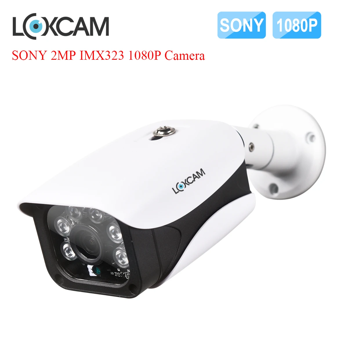 LOXCAM SONY IMX323 AHD 2MP AHD Камера Безопасности HD 1080P Камера видеонаблюдения Водонепроницаемая наружная ИК камера для AHD 1080P DVR