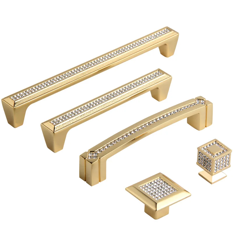 

Super Luxury Crystal Drawer Knobs Drawer Cabinet Knobs and Handles Door Handle Furniture Knobs Pull Handles Kitchen Accessories