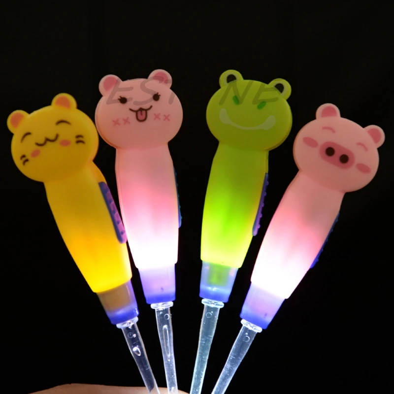 

2021 New Adult Kid White LED Light Flashlight Ear Cleaning Remover Tweezer Earpick 3 in 1