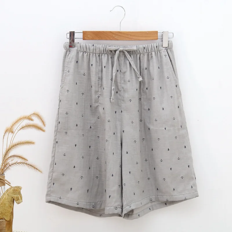 Летняя домашняя пижама шорты для пар Мужская одежда сна сексуальные хлопковые