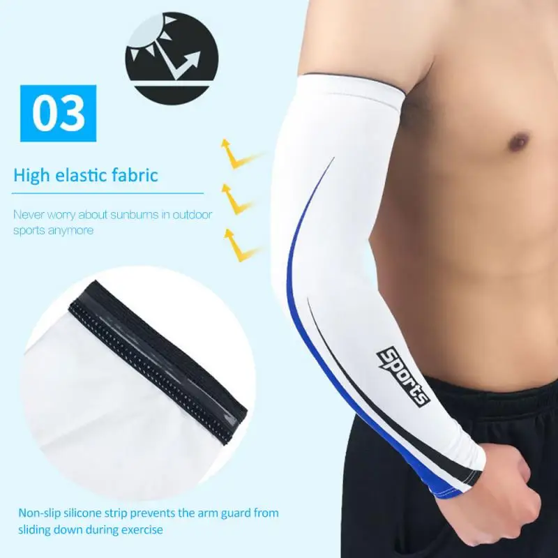 

Arm Warmers Bike Arm Sleeves Cool Men Women Cycling Running Bicycle UV Sun Cuff Arm Sleeve Sport Arm Guard Sports Safety