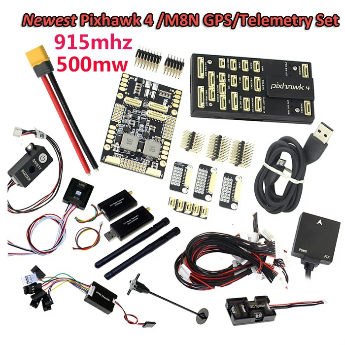 Pixhawk PX4 PIX 2.4.8 игровые джойстики NEO-M8N gps Радио 100 мВт 500 телеметрии OSD 3DR 433 МГц 915 для Радиоуправляемый fpv-дрон рамки - Цвет: New PIX 915mhz 500mw