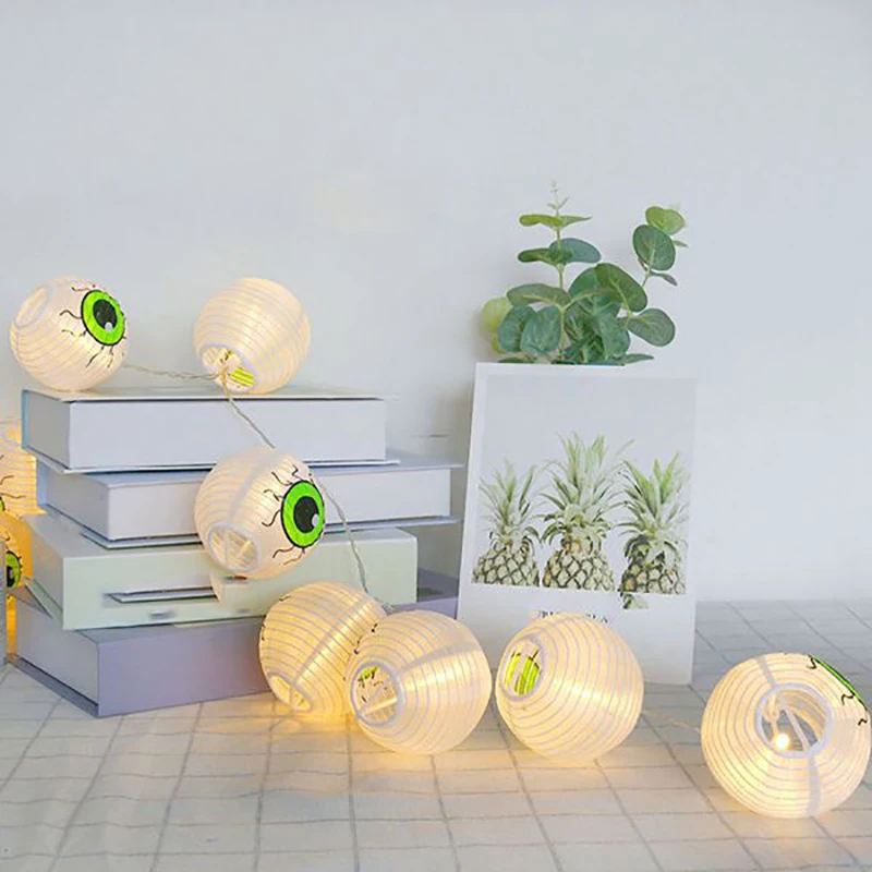 

20 Led Halloween Big Eyes Lantern String Lights Holiday Ghost Festival Party DIY Garland Home Decorate Halloween Lamp