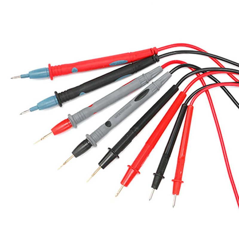 

1 Pair Universal Probe Test Leads Pin for Digital Multimeter Needle Tip Meter Multi Meter Tester Wire Pen Cable 1000V 20A