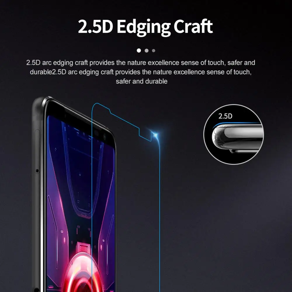 Nillkin 9h/ч + PRO 2.5D Закаленное стекло для защиты экрана Asus ROG Phone III 3 strix Nilkin|Защитные