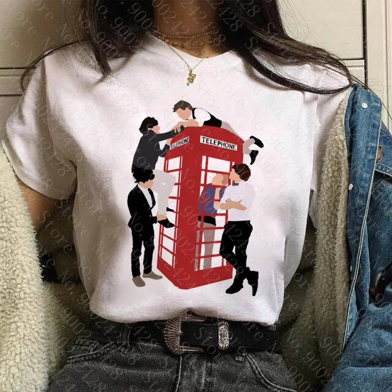 

Newest Louis Tomlinson One Direction Women T-shirt Short Sleeve Female Tops Tees Harajuku Vintage T Shirts Women's Summer Casual
