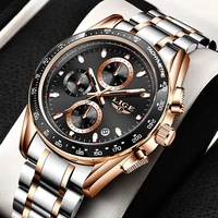 2021 men watch lige top luxury brand big dial sport watches mens chronograph quartz wristwatch date male clock relogio masculino