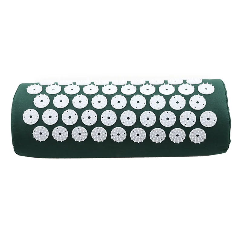 Подушка для акупрессуры головы шеи спины и ног Массажная подушка йоги с шипами