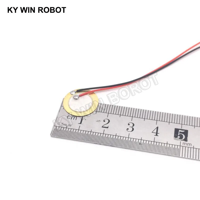 10 Pcs Piezoelectric Piezo Ceramic Wafer Plate Dia 15mm For Buzzer Loudspeaker