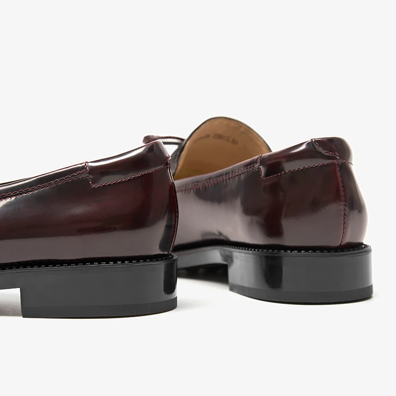 Повседневные кожаные лоферы с кисточками ручной работы Wemon Сезон весна осень