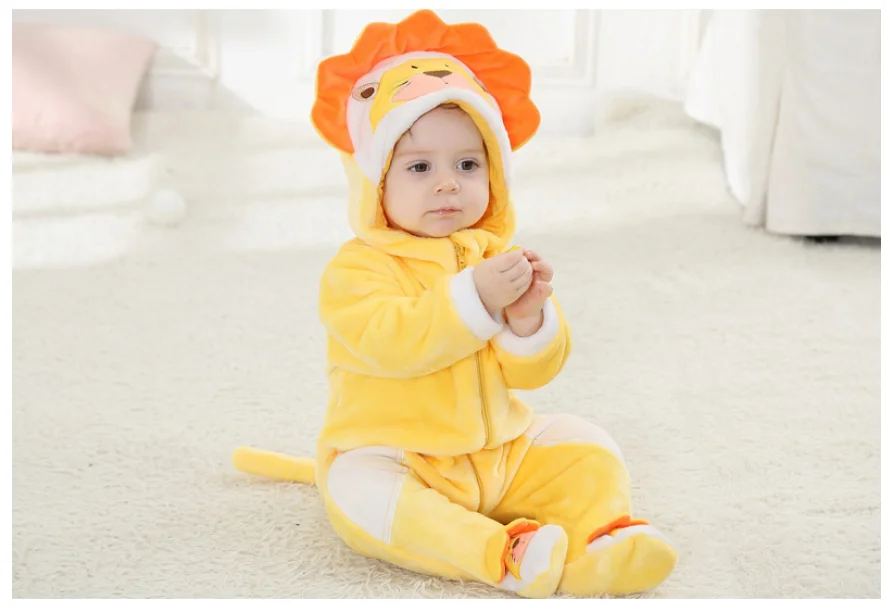 Комбинезон с капюшоном для новорожденных девочек и мальчиков|Костюмы мальчиков|