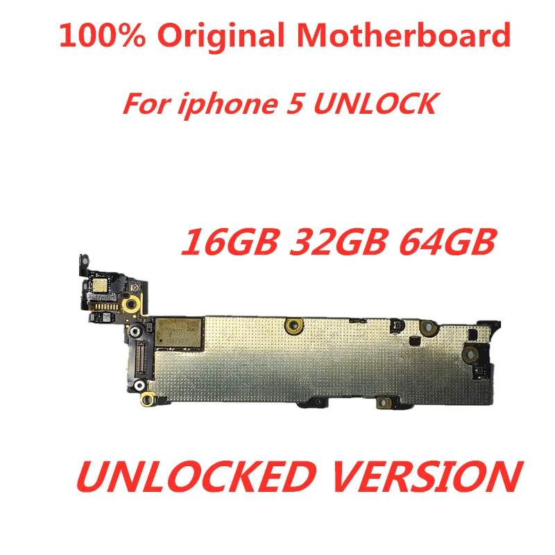 Оригинальная материнская плата для iphone 5 logic compact icloud разблокировка удаление