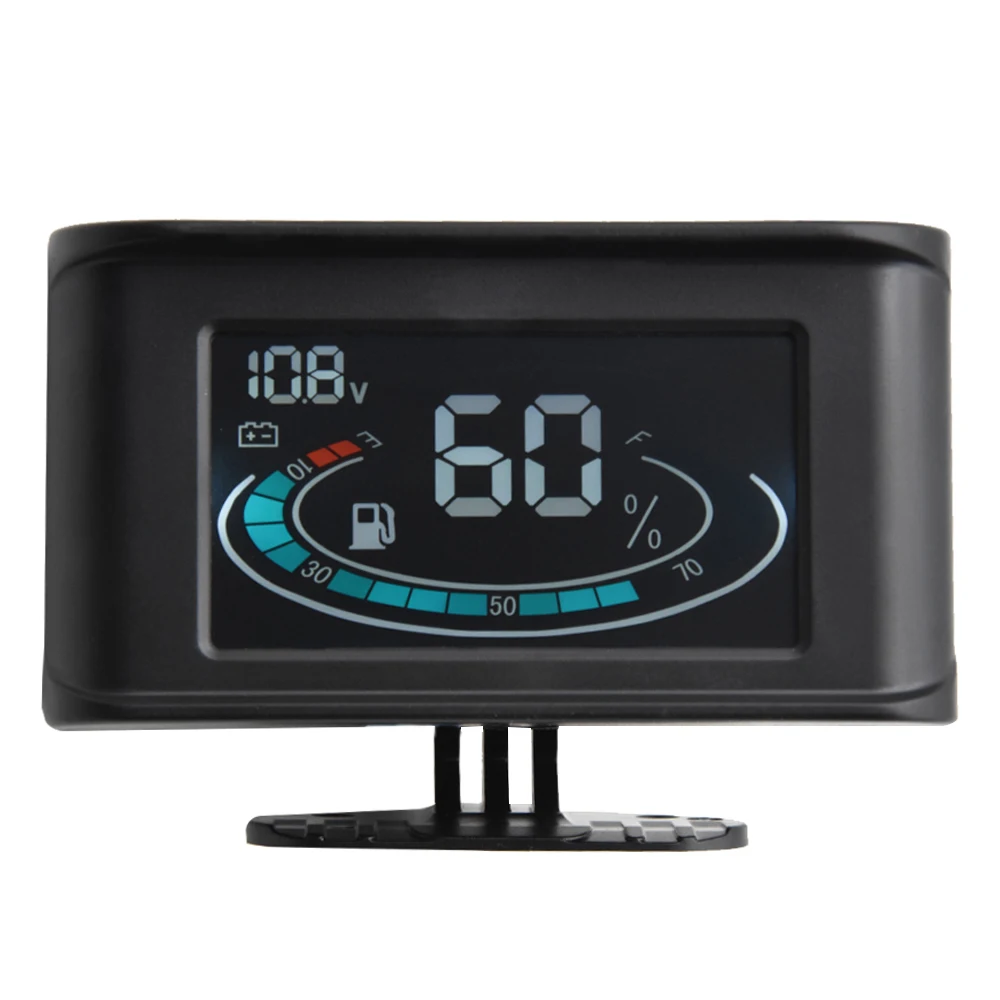 Автомобильный цифровой горизонтальный измеритель напряжения Вольтметр и датчик