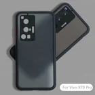 Чехол для Vivo X70 Pro Чехол для Vivo X70 Pro противоударный бампер задняя цветная рамка Прозрачный матовый чехол для Vivo X70 Pro чехлы