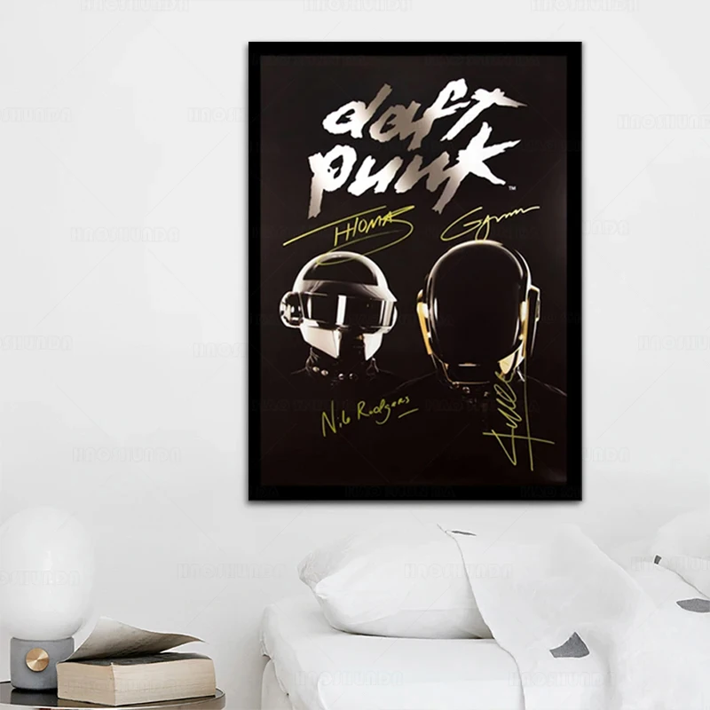 Музыкальный постер Художественная печать искусственная маска холст фотообои