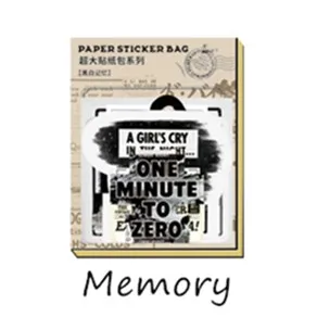 Memory 30 шт./упак. винтажные канцелярские принадлежности наклейки Скрапбукинг дневник DIY планировщик наклейки пуля журнал-планер наклейки для ноутбука школьные принадлежности - Цвет: Memory